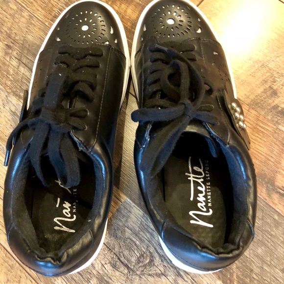 NANETTE LEPORE Wesley Lace Up Sneakers - Picture 5 of 7